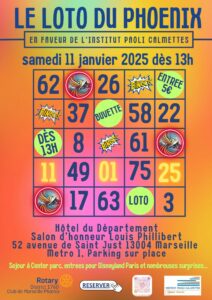 Rotary Phoenix loto 11 janvier 2025